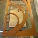 The lower entrance panel, finished in the shop December 2012.