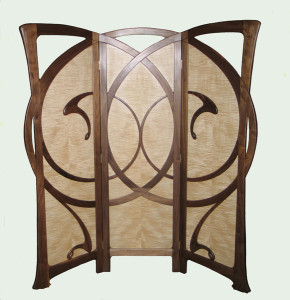 Autumn Wind - An Art Nouveau Folding Screen
