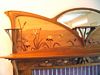 [Butterfly Art Nouveau fireplace]