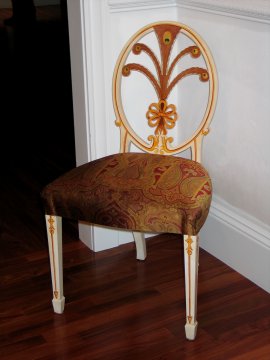 Paint-decorated Federal chairs